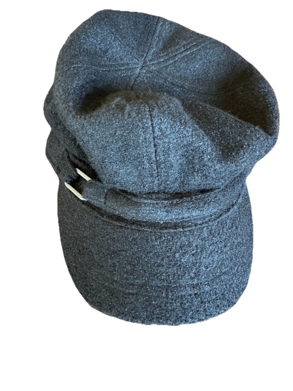 Nine West Y2K Gray Wool Newsboy Cap Women’s Baker Boy Hat 90s Vintage Style